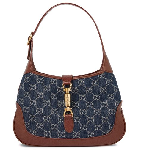 borsa gucci jackie bag denim tessuto|Gucci Jackie 1961 medium shoulder bag .